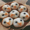 Owl Rice Balls Diamond Paintings