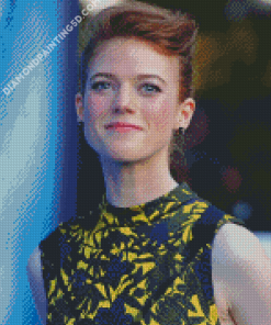 The Scottish Actress Rose Leslie Diamond Paintings