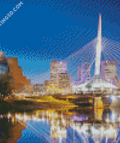 Winnipeg Skyline Canada Diamond Paintings