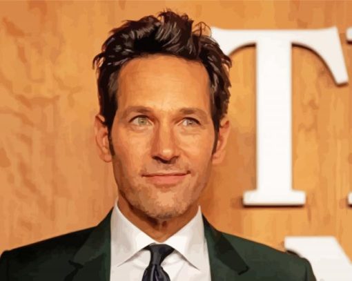 Actor Paul Rudd Diamond Paintings