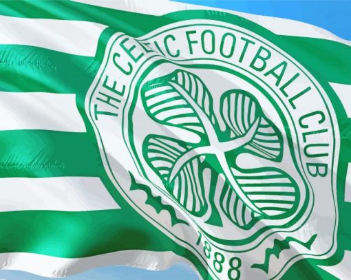 Aesthetic Celtic Football Club Flag Diamond Paintings