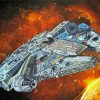 Aesthetic Millennium Falcon Art Diamond Paintings