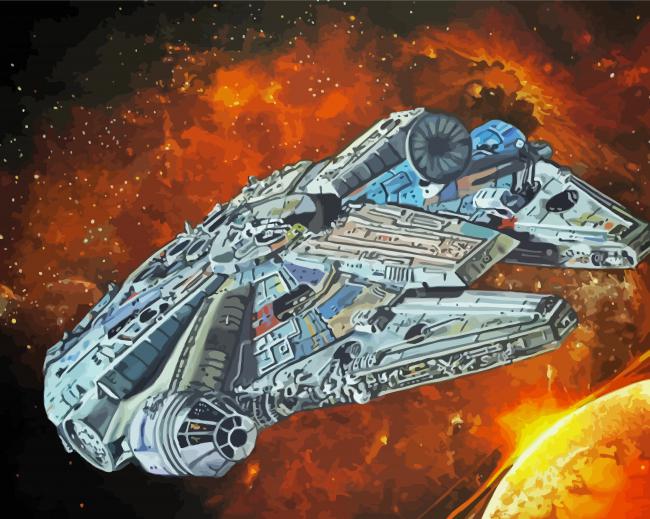 Aesthetic Millennium Falcon Art Diamond Paintings