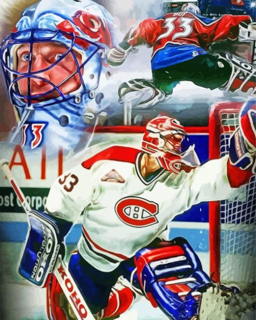 Aesthetic Patrick Roy Art Diamond Paintings