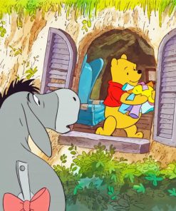 Aesthetic Winnie The Pooh And Eeyore Diamond Paintings