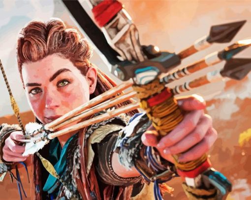 Aloy Horizon Forbidden West Diamond Paintings