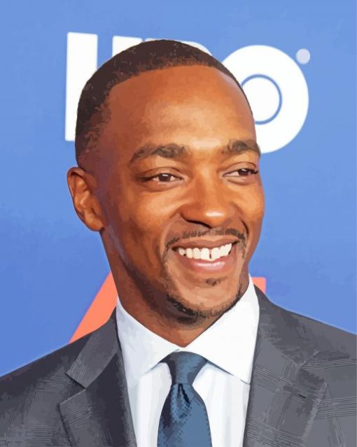 American Actor Anthony Mackie Diamond Paintings