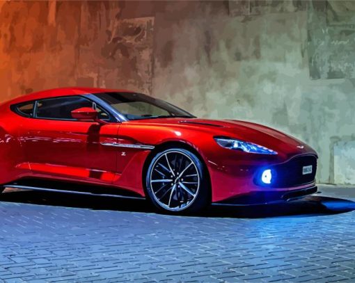 Aston Martin Sport Car Diamond Paintings