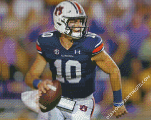 Auburn Tigers Footballer Diamond Paintings