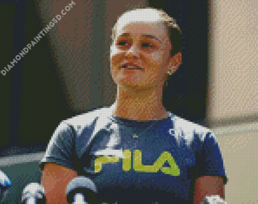 Australian Tennis Player Ash Barty Diamond Paintings