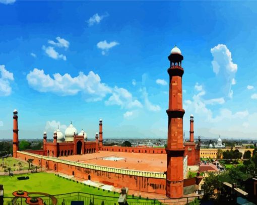 Badshahi Mosque Lahore Diamond Paintings