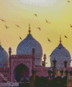 Badshahi Mosque Lahore Pakistan Diamond Paintings