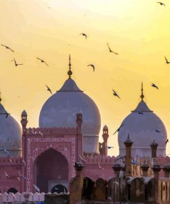 Badshahi Mosque Lahore Pakistan Diamond Paintings