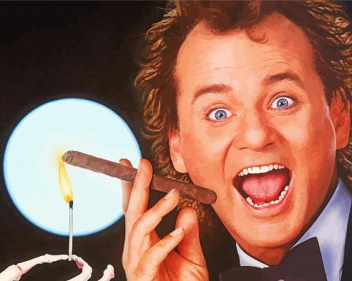 Bill Murray Scrooged Movie Diamond Paintings