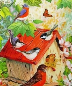 Butterflies And Birds Diamond Paintings