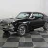 Black 1969 Chevy Chevelle Car Diamond Paintings