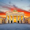 Brandenburg Gate At Sunset Diamond Paintings