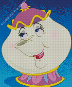 Mrs Potts Disney Character Diamond Paintings