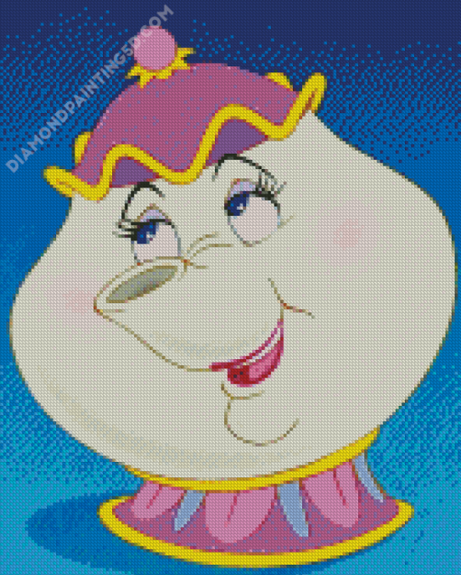 Mrs Potts Disney Character Diamond Paintings