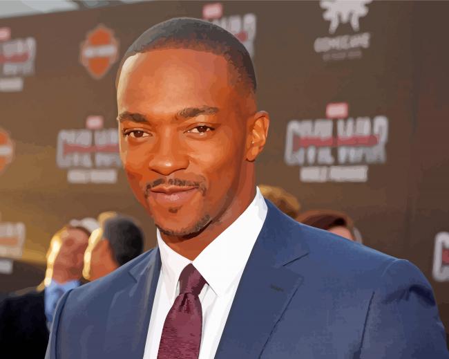 Classy Anthony Mackie Diamond Paintings