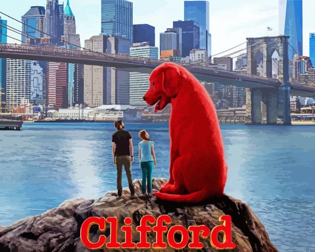 Clifford The Big Red Dog Movie Diamond Paintings