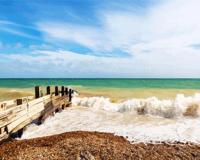 Climping Beach Littlehampton Diamond Paintings