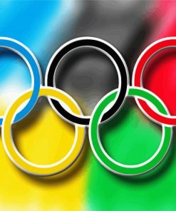 Colorful Olympic Rings Diamond Paintings