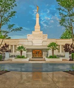 Columbia South Carolina Temple Building Diamond Paintings