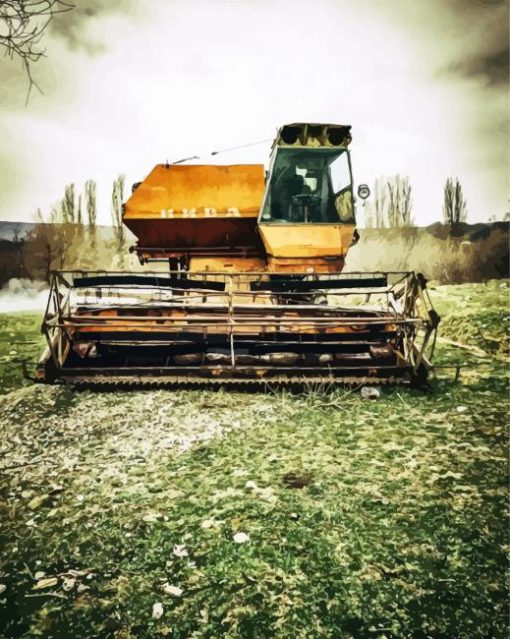 Combine Harvester Diamond Paintings