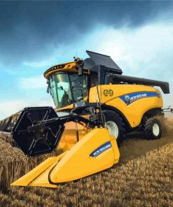 Combine Harvester Vehicle Diamond Paintings