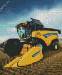 Combine Harvester Vehicle Diamond Paintings