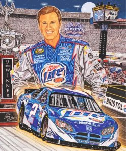 Cool Rusty Wallace Art Diamond Paintings