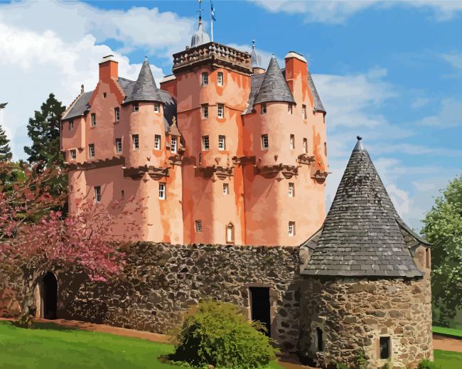 Craigievar Castle Aberdeen Diamond Paintings