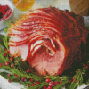 Delicious Chritmas Ham Diamond Paintings