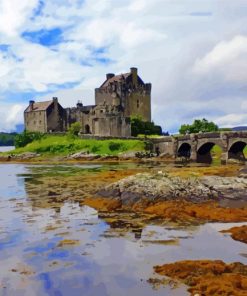 Eilean Donan Castle Building Diamond Paintings