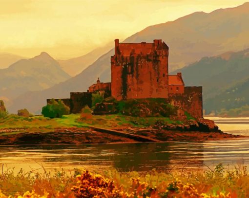 Eilean Donan Scotland Diamond Paintings