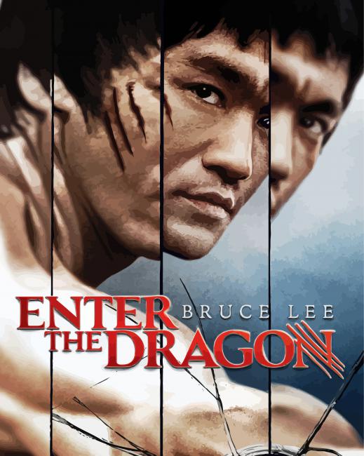 Enter The Dragon Poster Diamond Paintings