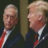 General Mattis And Trump Diamond Paintings