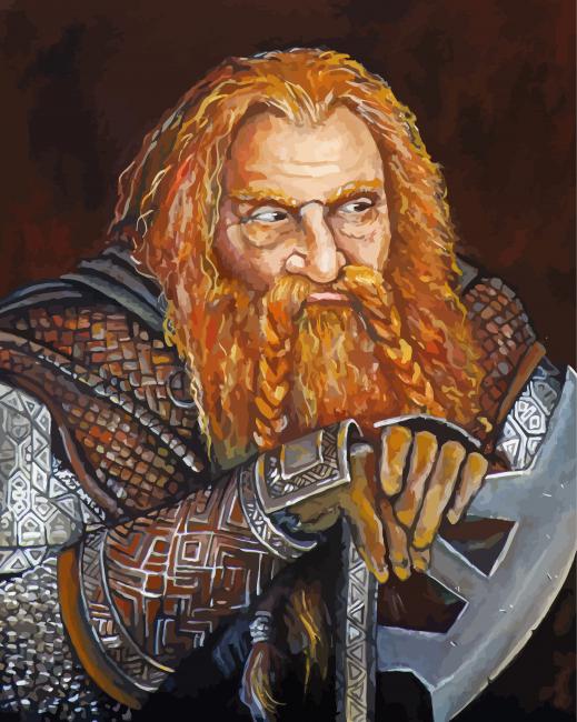 Gimli Lord Of The Rings Diamond Paintings