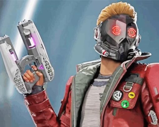 Guardians Of The Galaxy Star Lord Character Diamond Paintings