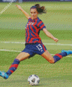 Alexandra Morgan Carrasco Soccer Player Diamond Paintings