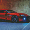 Aston Martin Sport Car Diamond Paintings