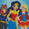 DC Super Hero Girls Diamond Paintings