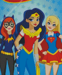 DC Super Hero Girls Diamond Paintings