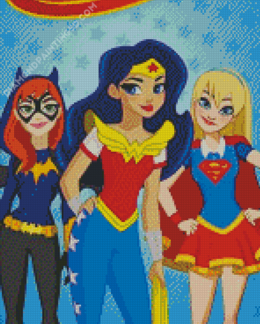 DC Super Hero Girls Diamond Paintings