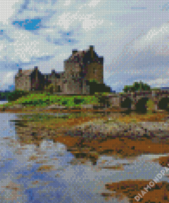 Eilean Donan Castle Building Diamond Paintings