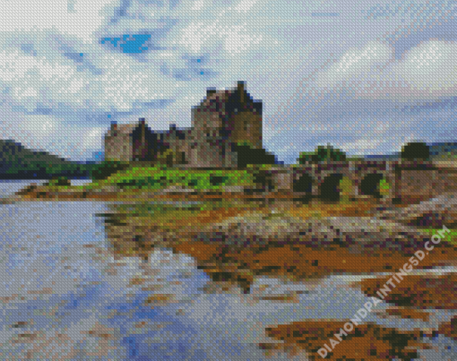 Eilean Donan Castle Building Diamond Paintings