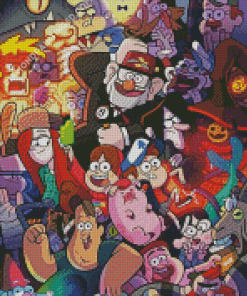 Gravity Falls Characters Diamond Paintings