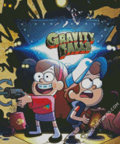 Gravity Falls Poster Diamond Paintings