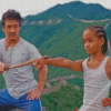 Jackie And Jaden The Karate Kid Diamond Paintings